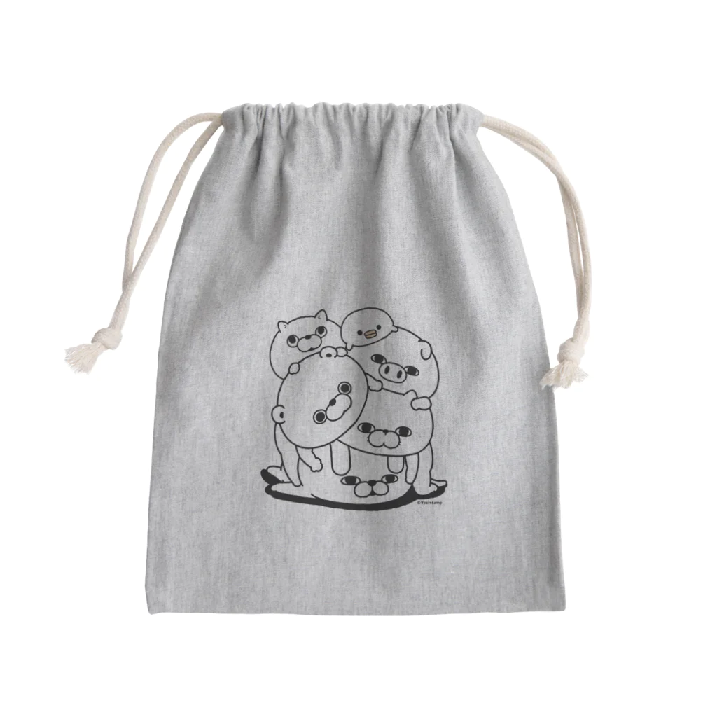 ヨッシースタンプの塊（かたまり） Mini Drawstring Bag