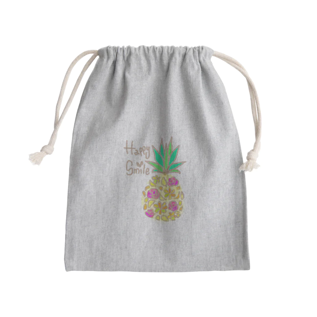 Ume62のmixパインシリーズ１ Mini Drawstring Bag