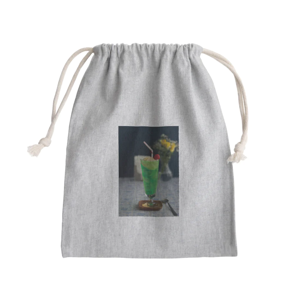 アルデンテウドンのクリームソーダ Mini Drawstring Bag