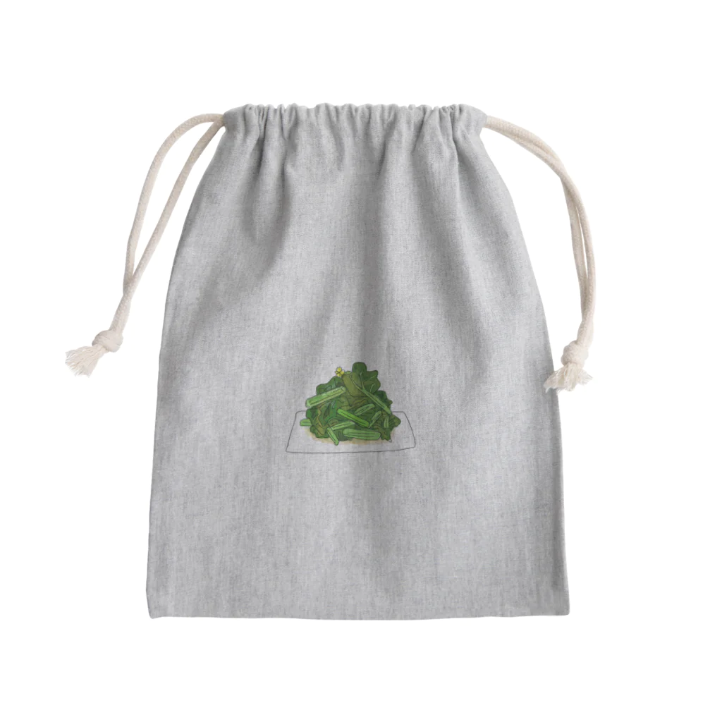 mash_kuの菜の花の辛子和え Mini Drawstring Bag