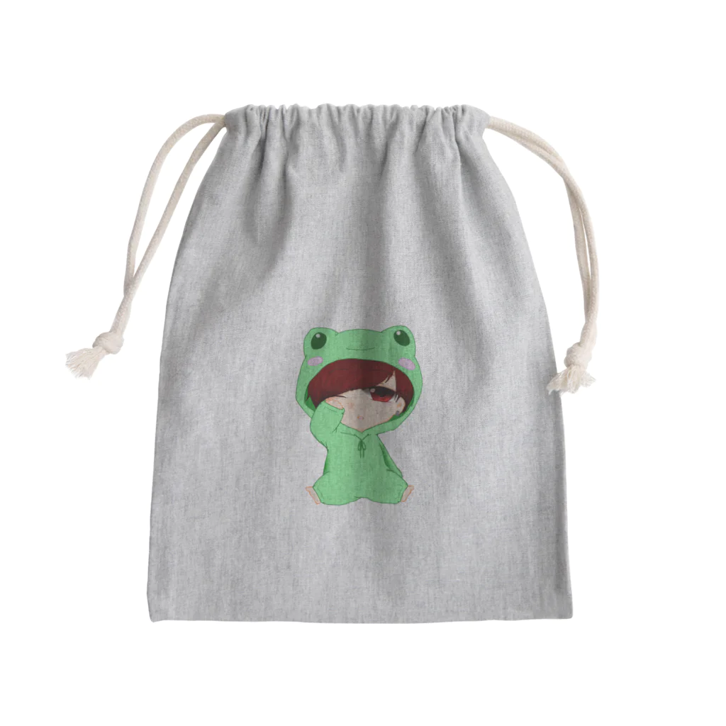 SouSpoonのチビ奏(カエルver) Mini Drawstring Bag