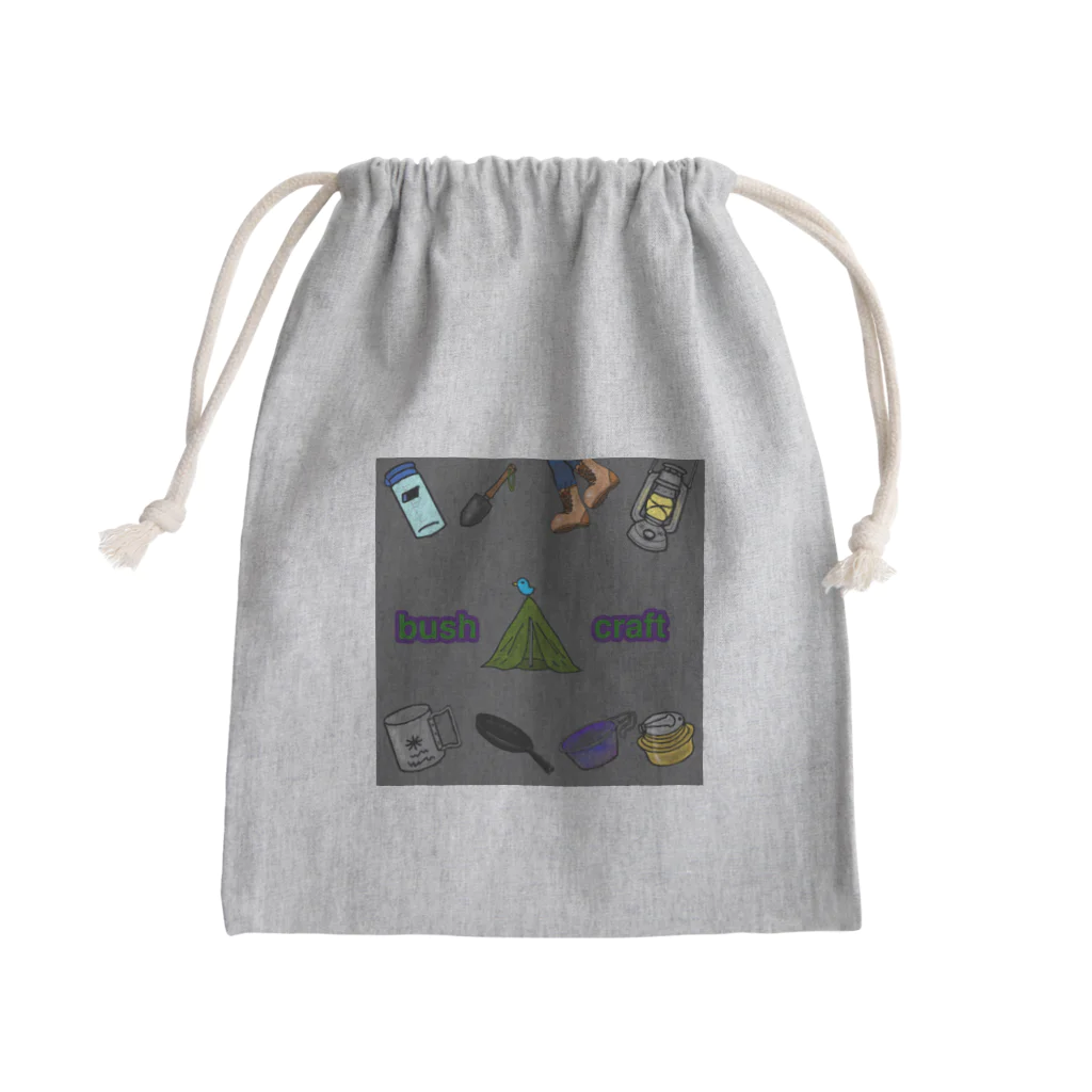 ハギナカＫＪのブッシュクラフトシリーズ Mini Drawstring Bag