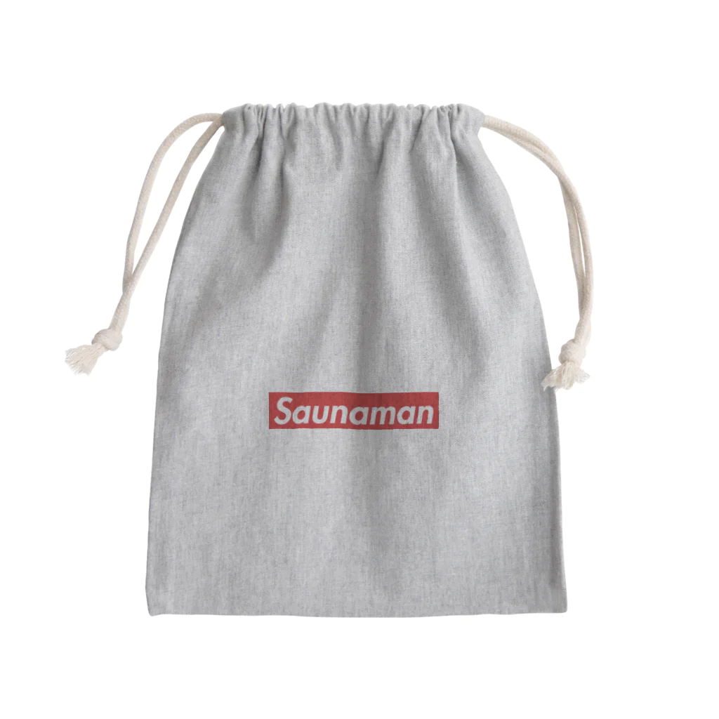 ほのぼの屋のSaunaman・赤 Mini Drawstring Bag