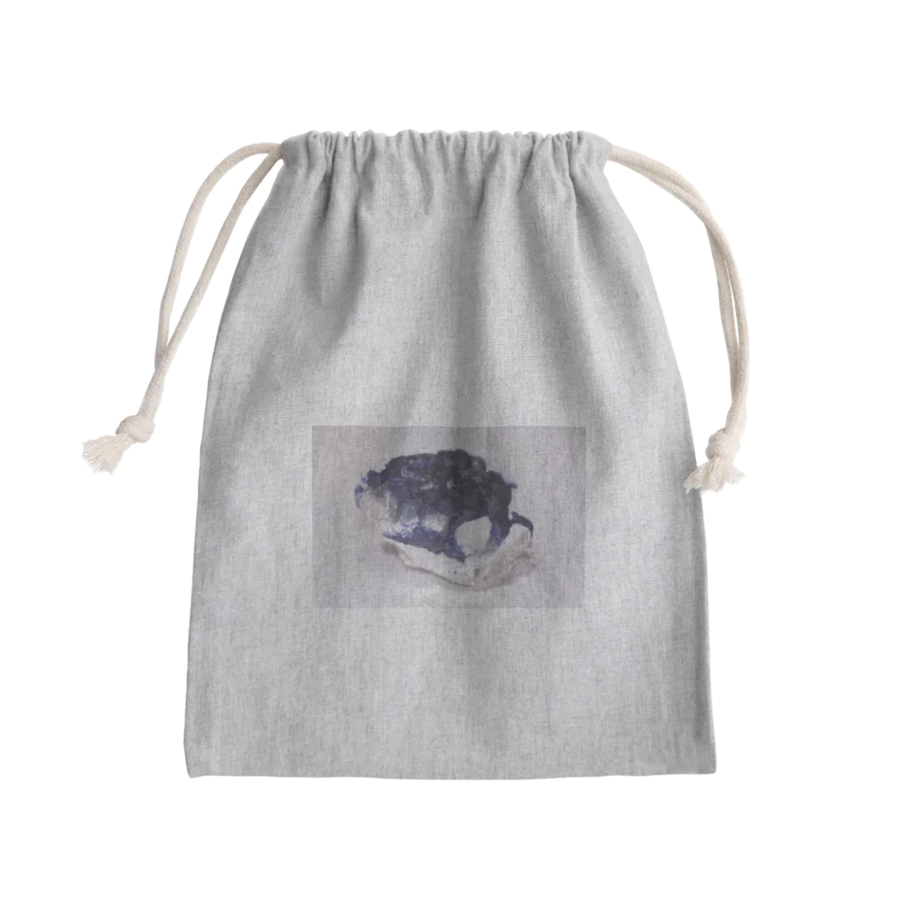 石ンロールのロックなアイテム　フローライト(藍) Mini Drawstring Bag