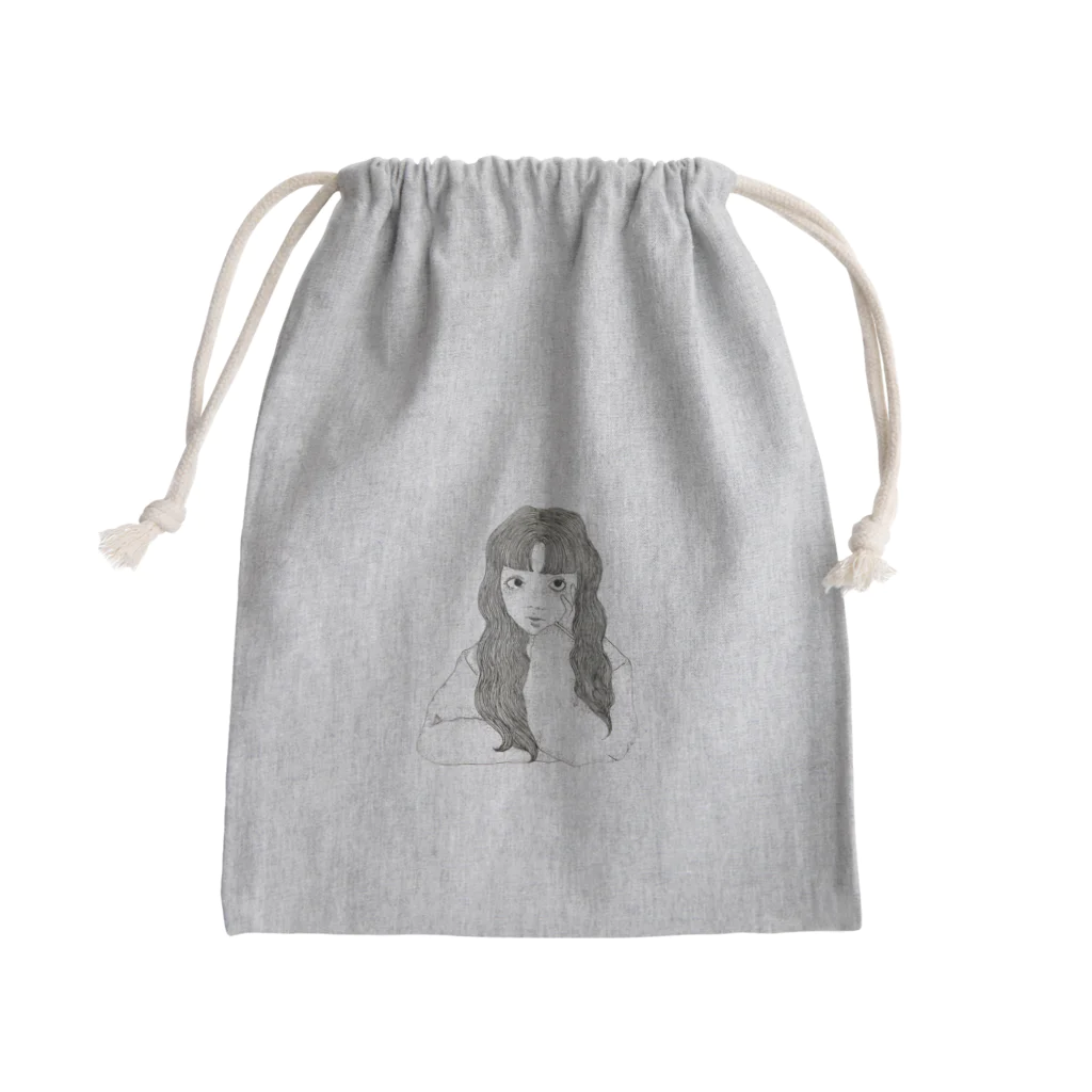 アボカドの02 Mini Drawstring Bag