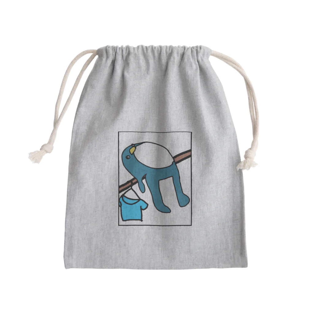 ダイナマイト87ねこ大商会のぐったりぺんぎん Mini Drawstring Bag