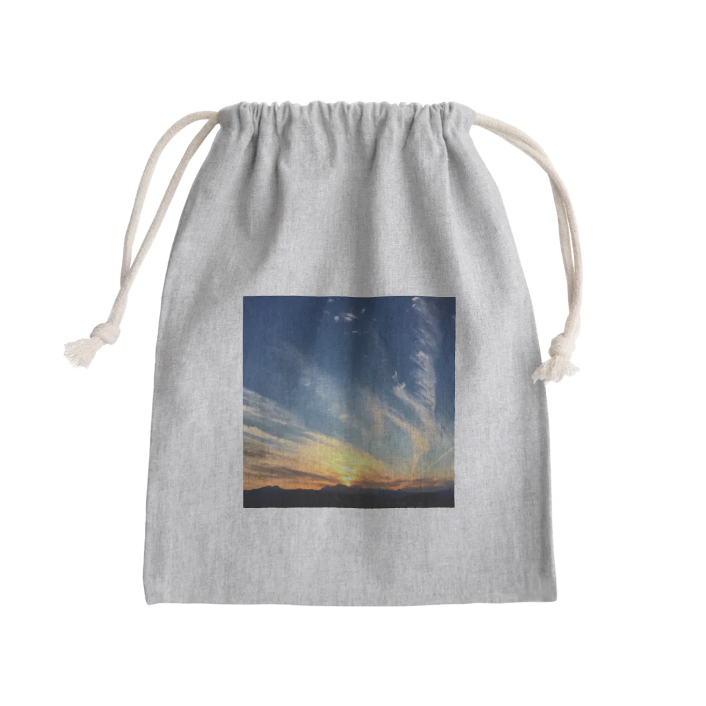 GOHANNDESUYOの夕焼け小焼け Mini Drawstring Bag