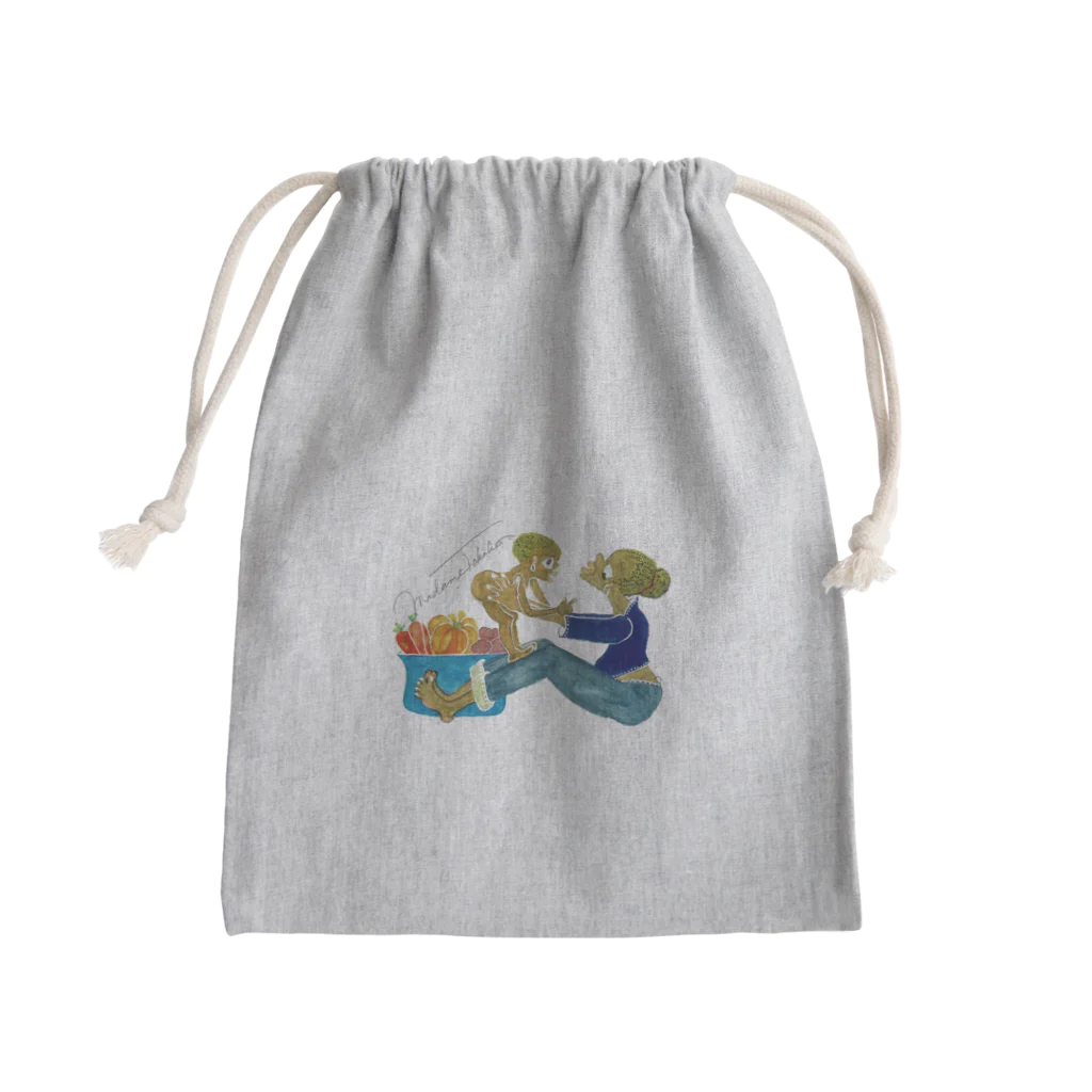 マダム・タカコshop　(byジャズ ビレバン)のLove Love Baby Mini Drawstring Bag