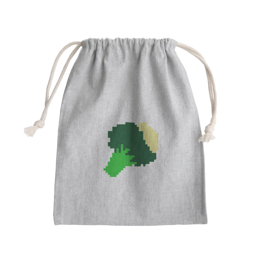 かぴばらのぶろこりー Mini Drawstring Bag