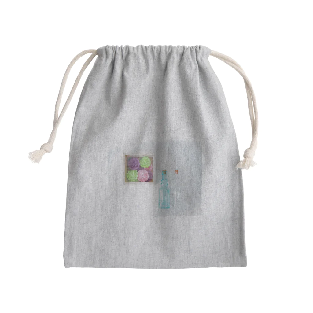 shiroirojiの花と瓶と夏 Mini Drawstring Bag
