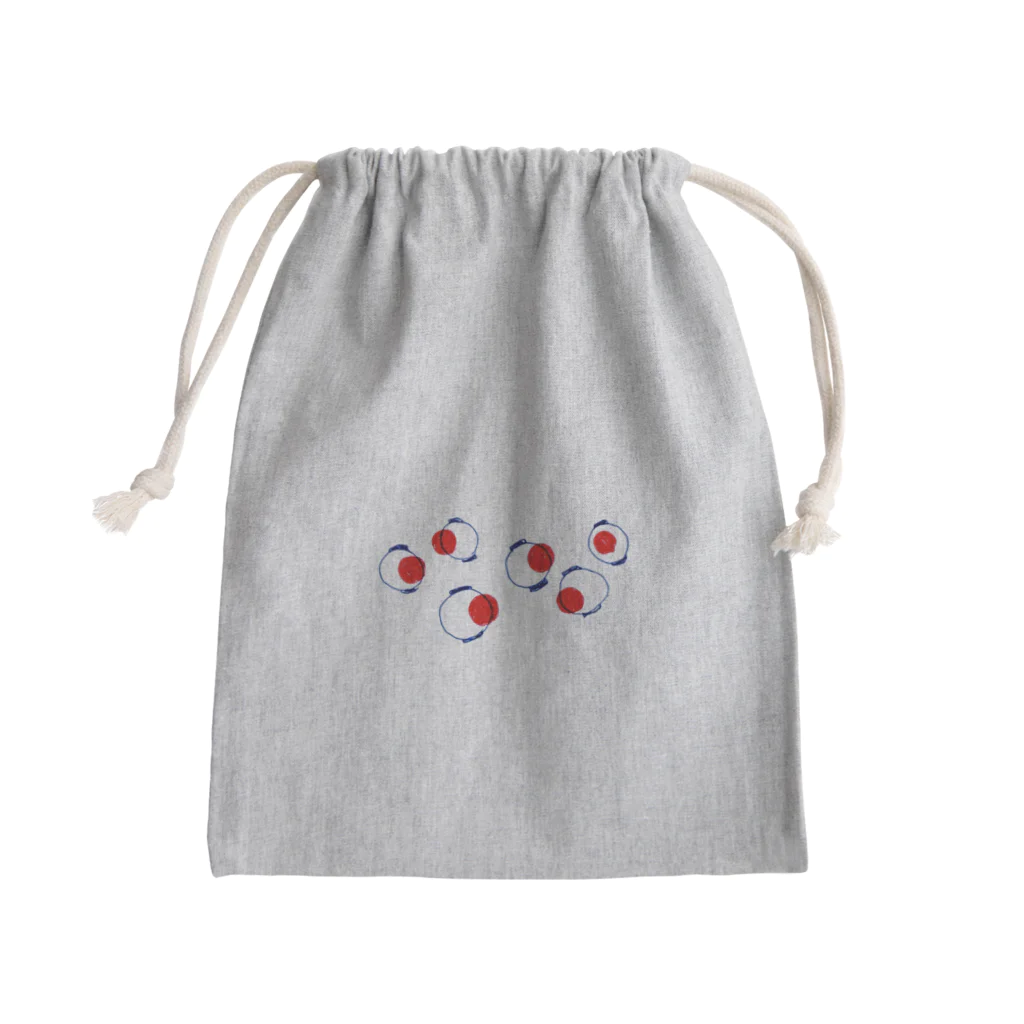 魚の目／illustrationの赤提灯 Mini Drawstring Bag