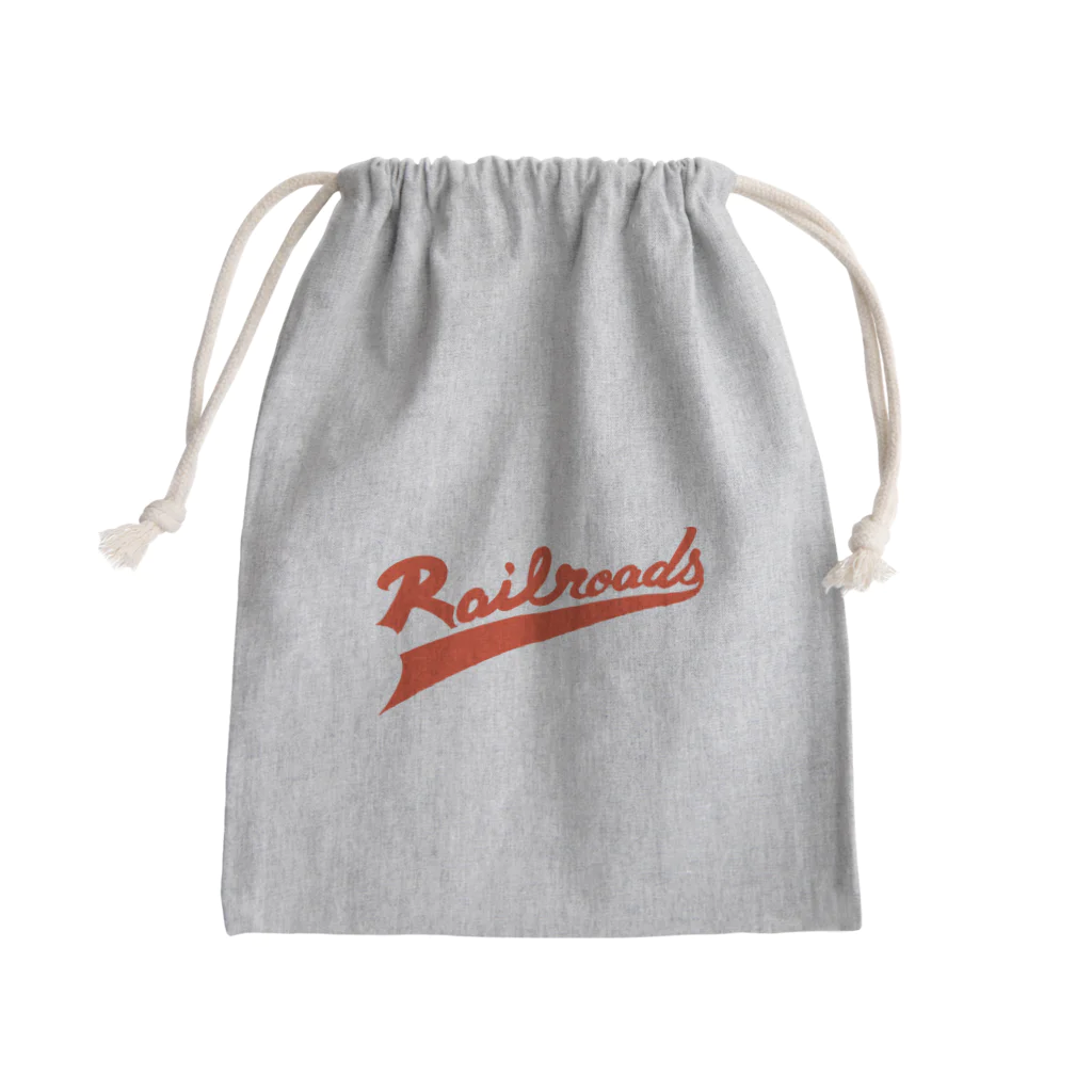 PoooompadoooourのRailroadsロゴタイプ　あか Mini Drawstring Bag