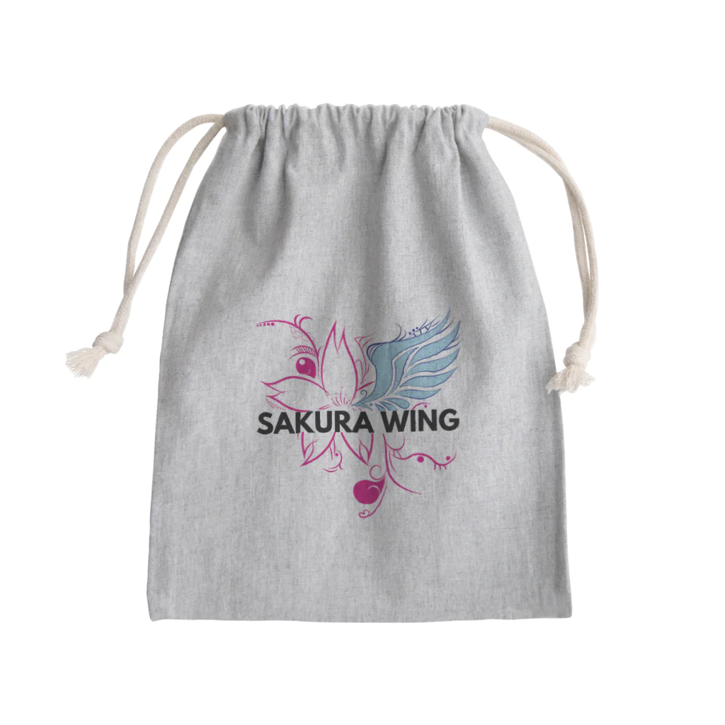 SAKURA WING LLC.のSAKURA WINGnewロゴ Mini Drawstring Bag