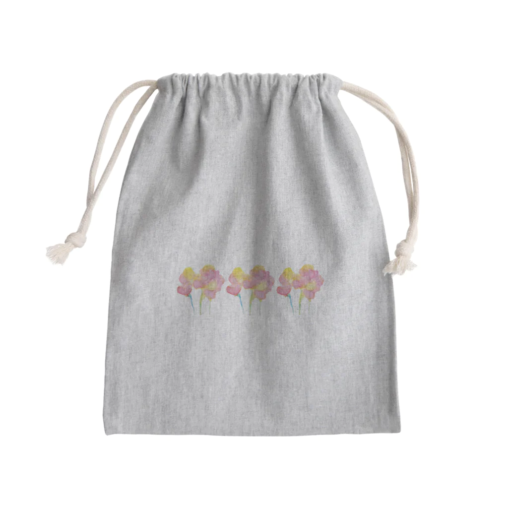 no7__tokyoの咲き乱れるohana Mini Drawstring Bag