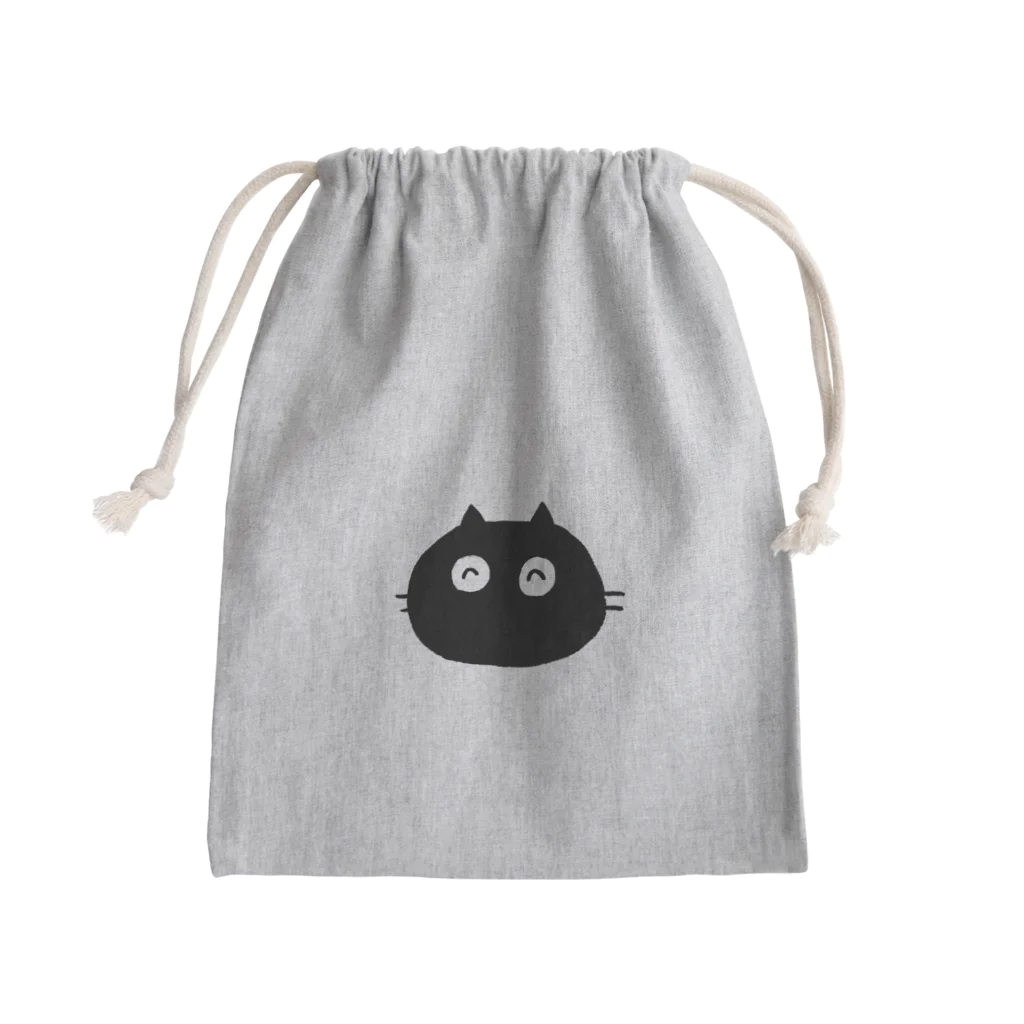 もこねこのまっくろにゃんごろー Mini Drawstring Bag