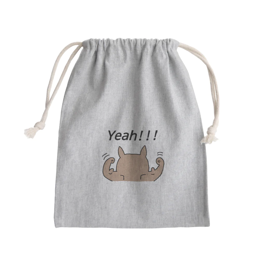 フレンチブルドッグ　ミルミルのYeah!!!ミルミル💪💪💪 Mini Drawstring Bag