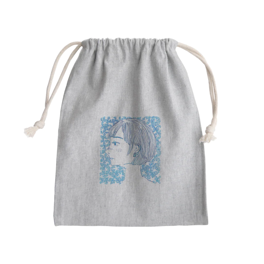 舟守ちゃん⛈🌎💡の朝顔の女の子 Mini Drawstring Bag