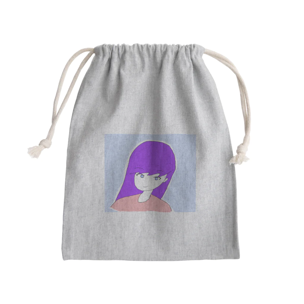 水草のナウ・ガール６３ Mini Drawstring Bag