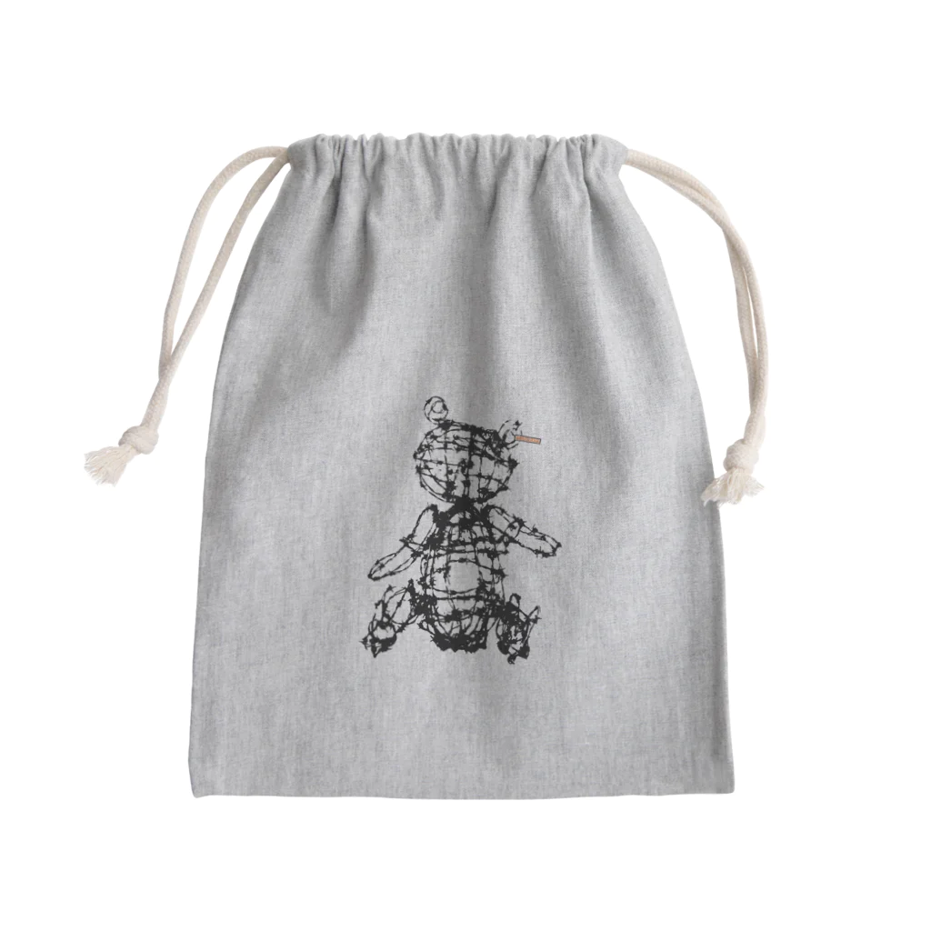 現代美術二等兵の抱っこしてちょ Mini Drawstring Bag