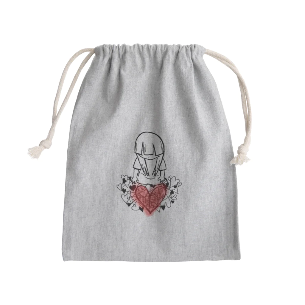 MushrooMのホンモノヲサガシテル Mini Drawstring Bag