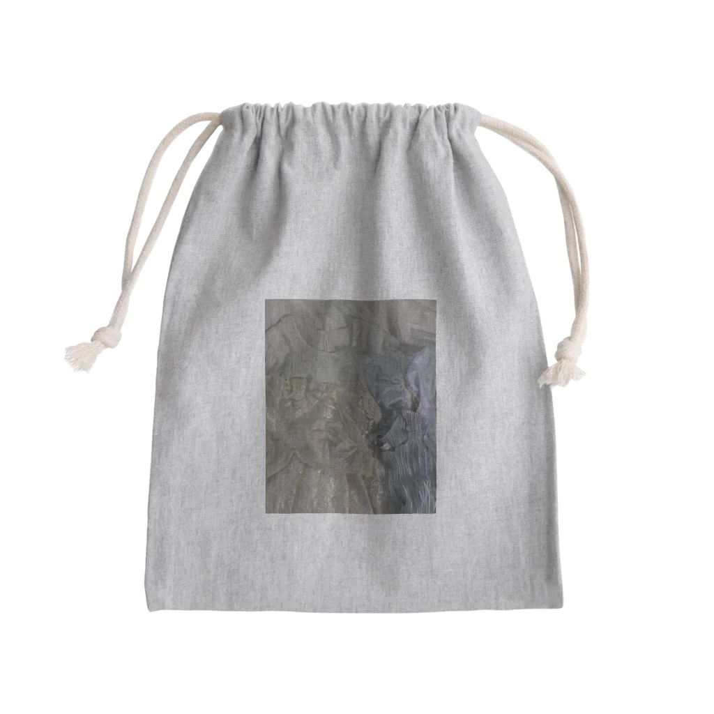 魚座の淡いまばたき Mini Drawstring Bag