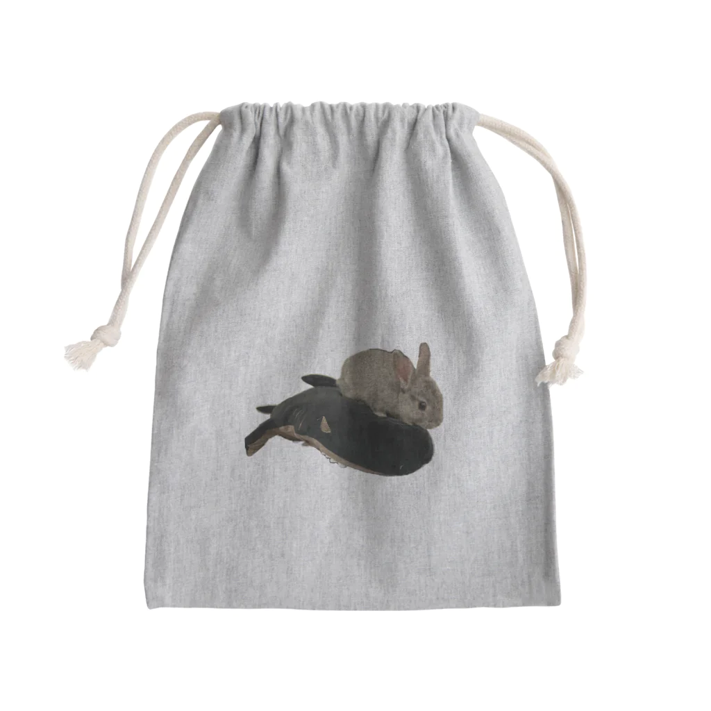 🌻うさぎのひまり🐰🌻のサメのりひまり Mini Drawstring Bag