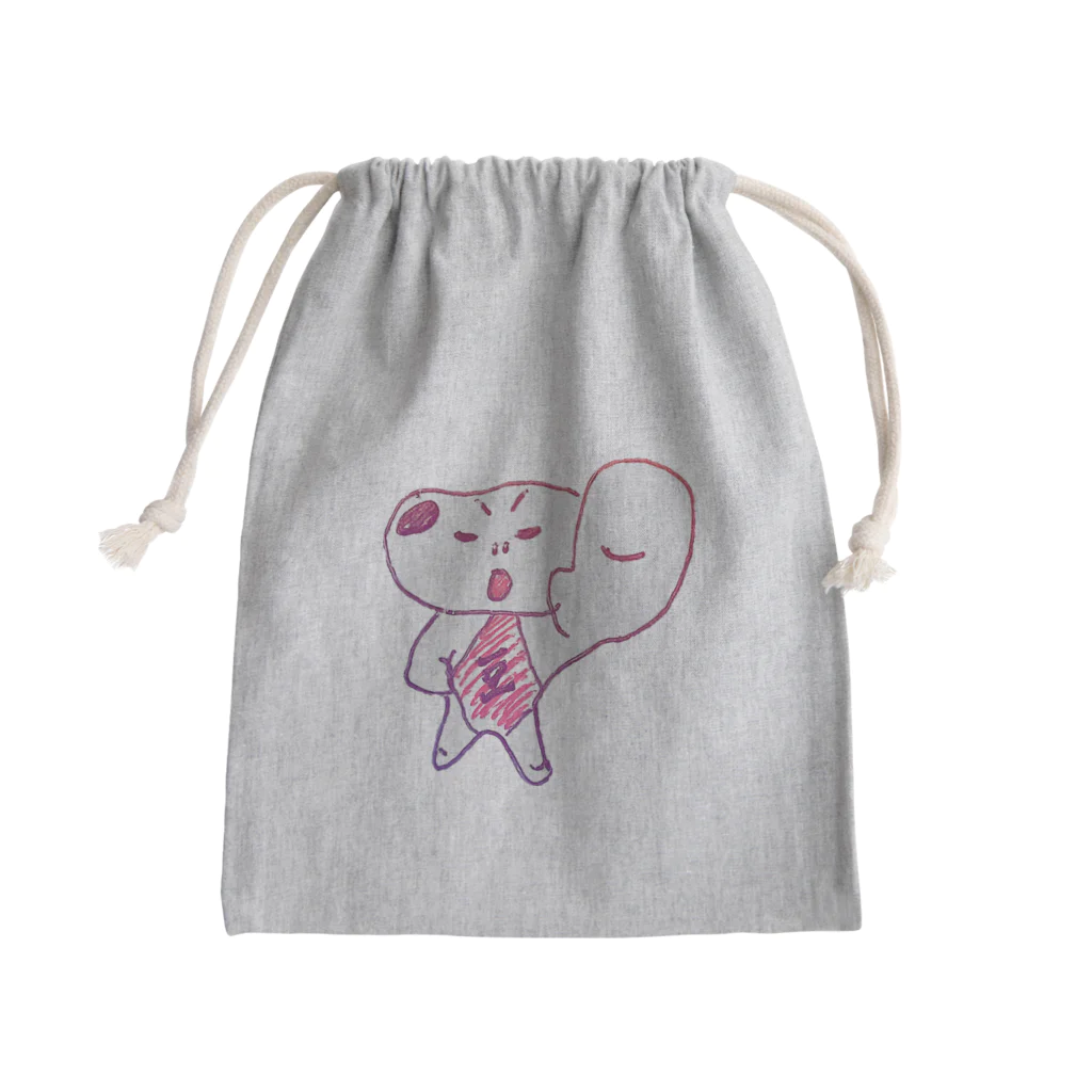 ごんちゃんの豆太郎 Mini Drawstring Bag