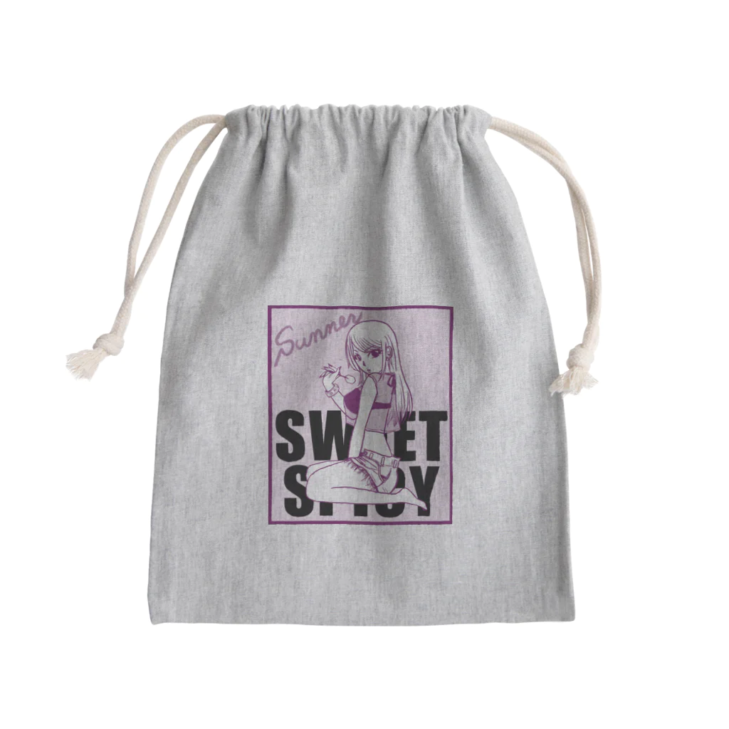 SWEET＆SPICY 【 すいすぱ 】ダーツのSummer ダーツガール🎯 Mini Drawstring Bag