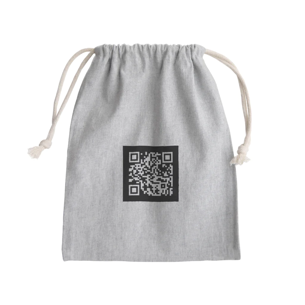 まんぼう@ダイエット中の気になるQRコード Mini Drawstring Bag