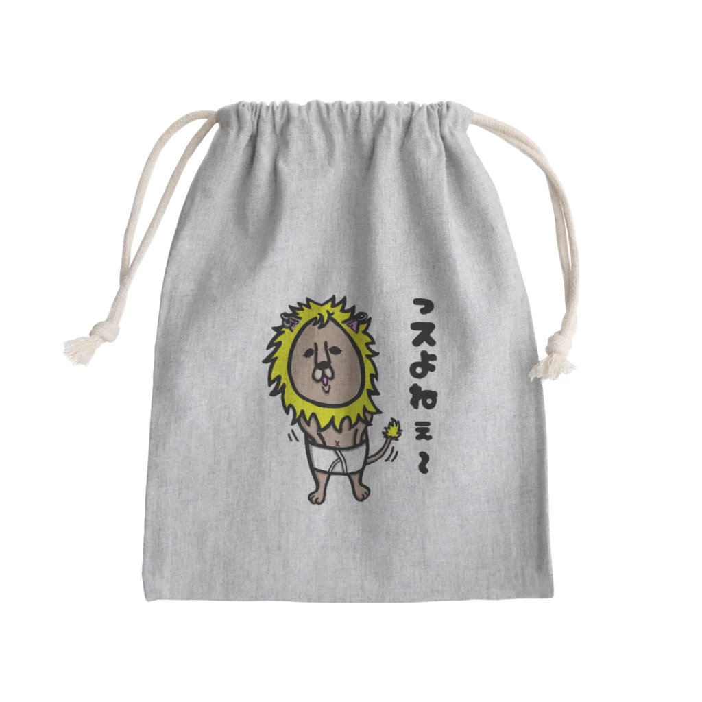 Jackpool の🦁ちゃらいおん(テキトーレスポンス) Mini Drawstring Bag