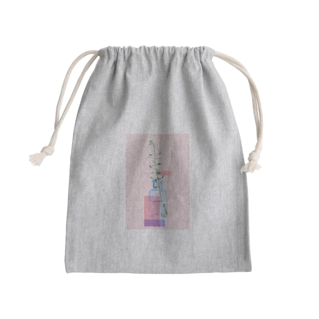 のののの店のぺんぺん草枠あり Mini Drawstring Bag