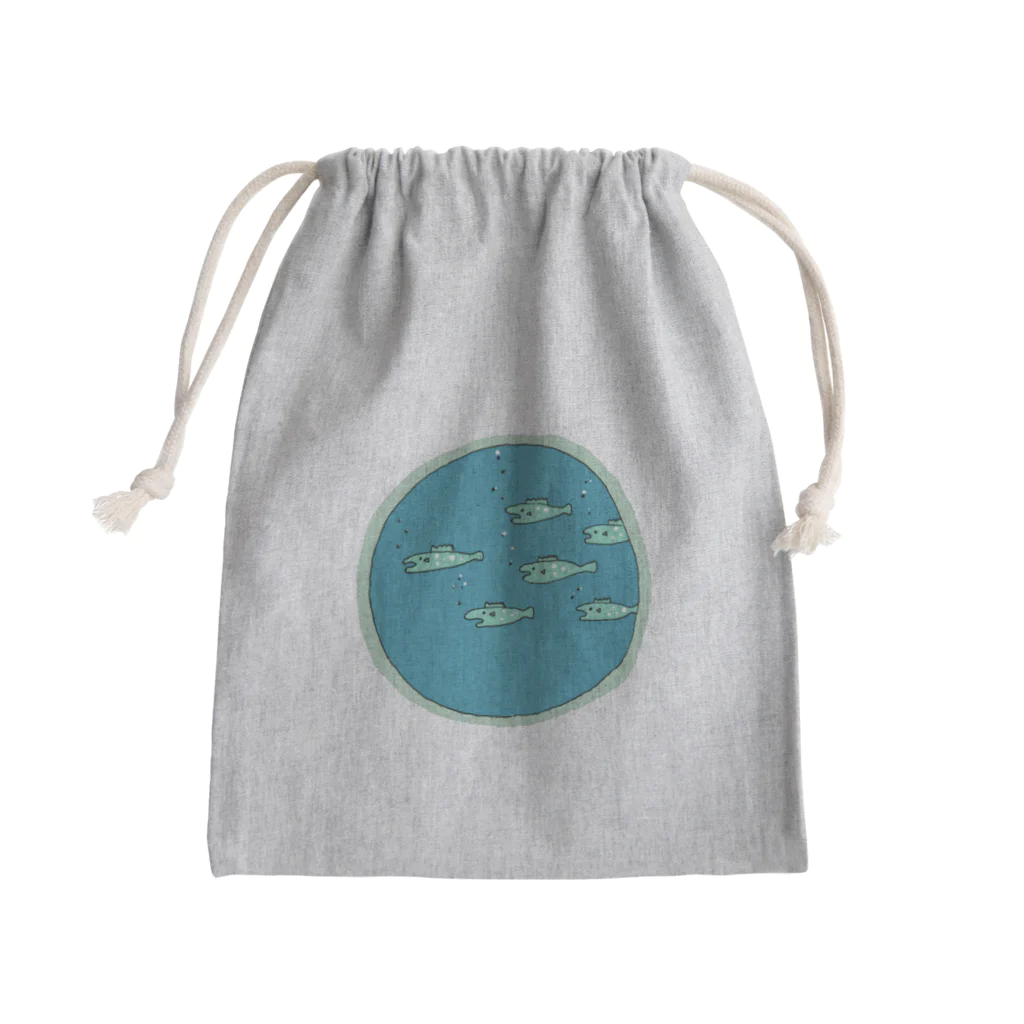 kirinのおさかな Mini Drawstring Bag