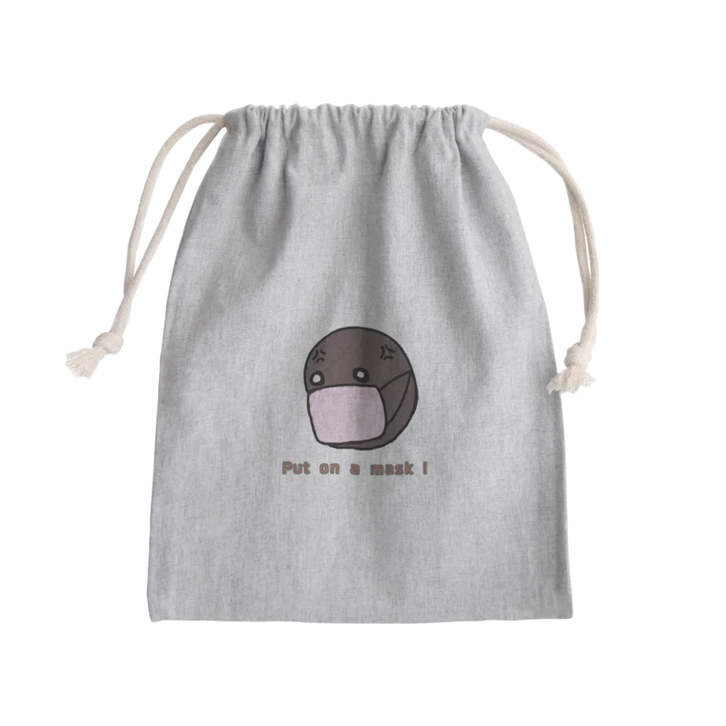 nyanchu08023の潔癖　ゾンビ　マスク編 Mini Drawstring Bag