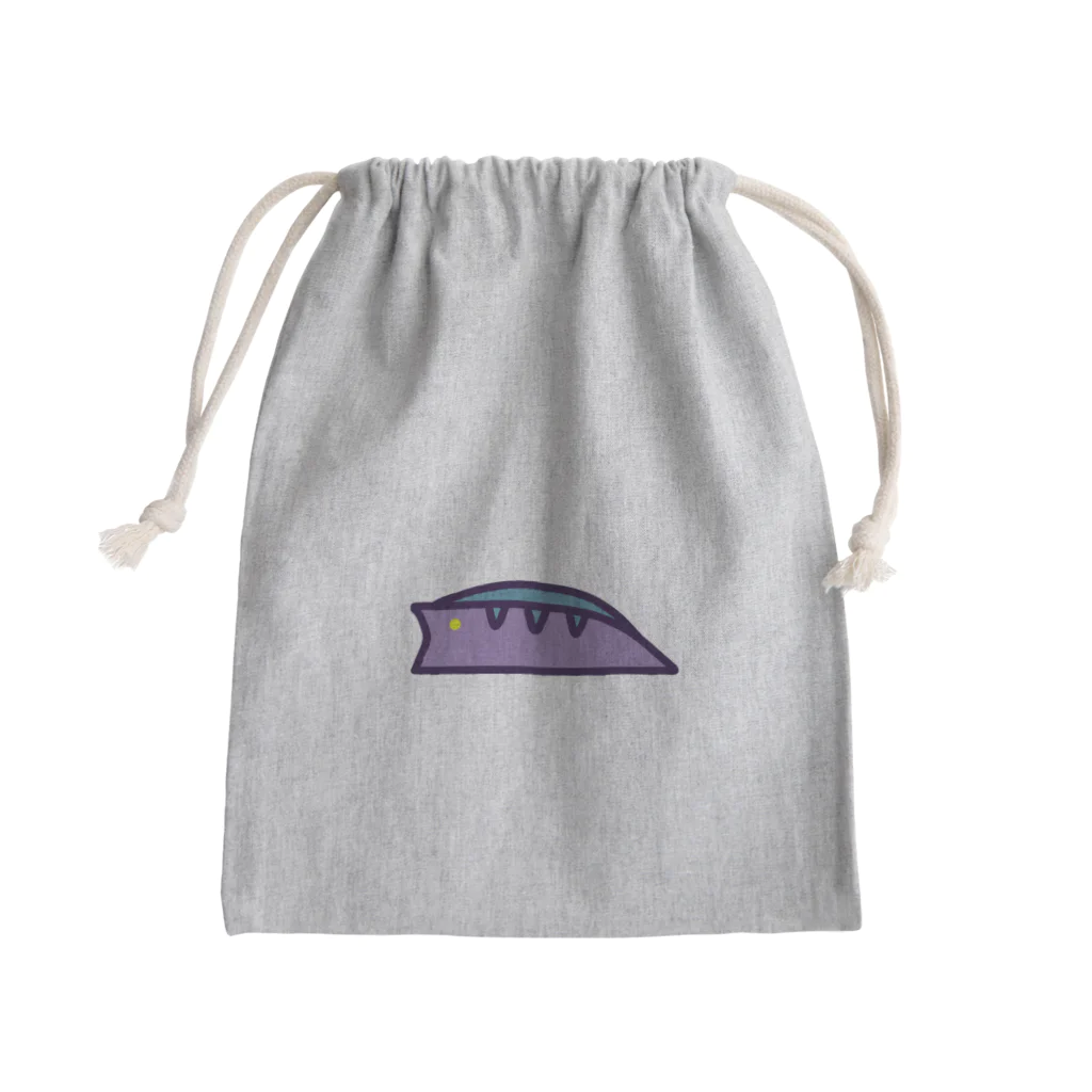 Hikotaroのちょっと潰れたウツボちゃん Mini Drawstring Bag