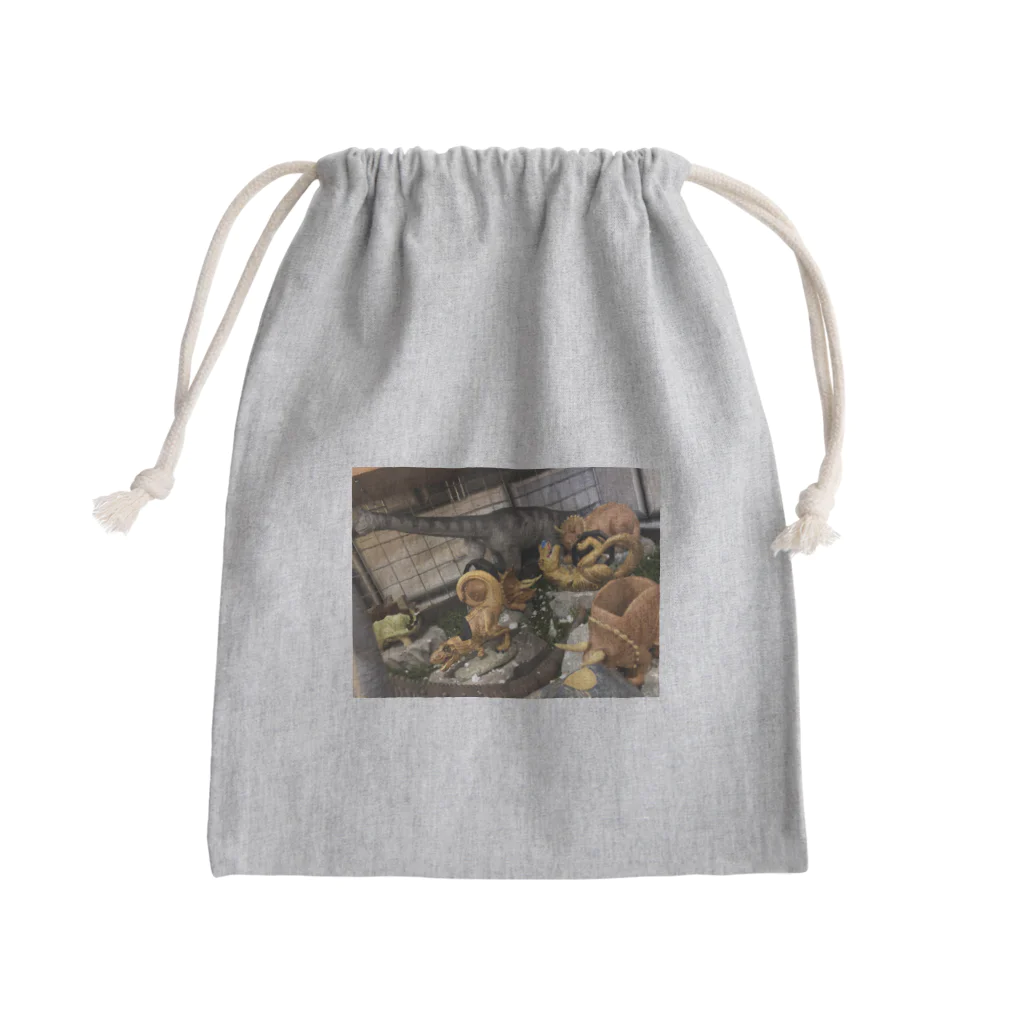 mizukiの恐竜  Mini Drawstring Bag