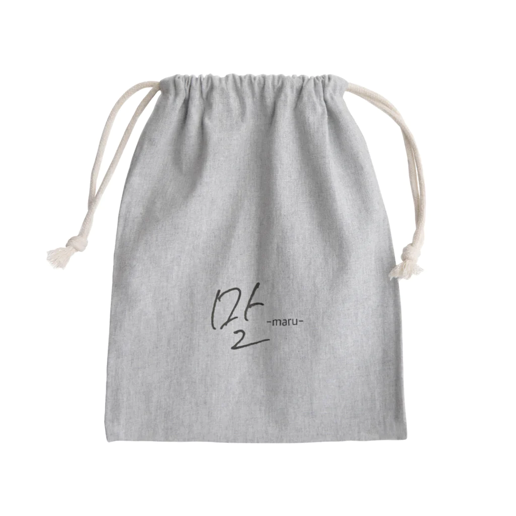 maru-infのmaru オリジナルロゴ巾着袋 Mini Drawstring Bag