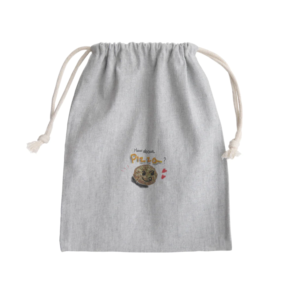 ひよこ工房のピザはいかが？ Mini Drawstring Bag