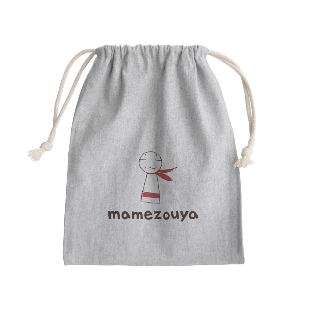 まめぞう屋のおすましまめてる Mini Drawstring Bag