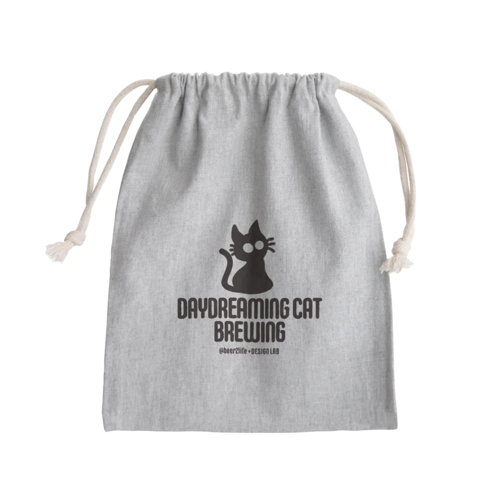 びーるのみたい。webshopのDaydreamingCatBrewing_logo Mini Drawstring Bag