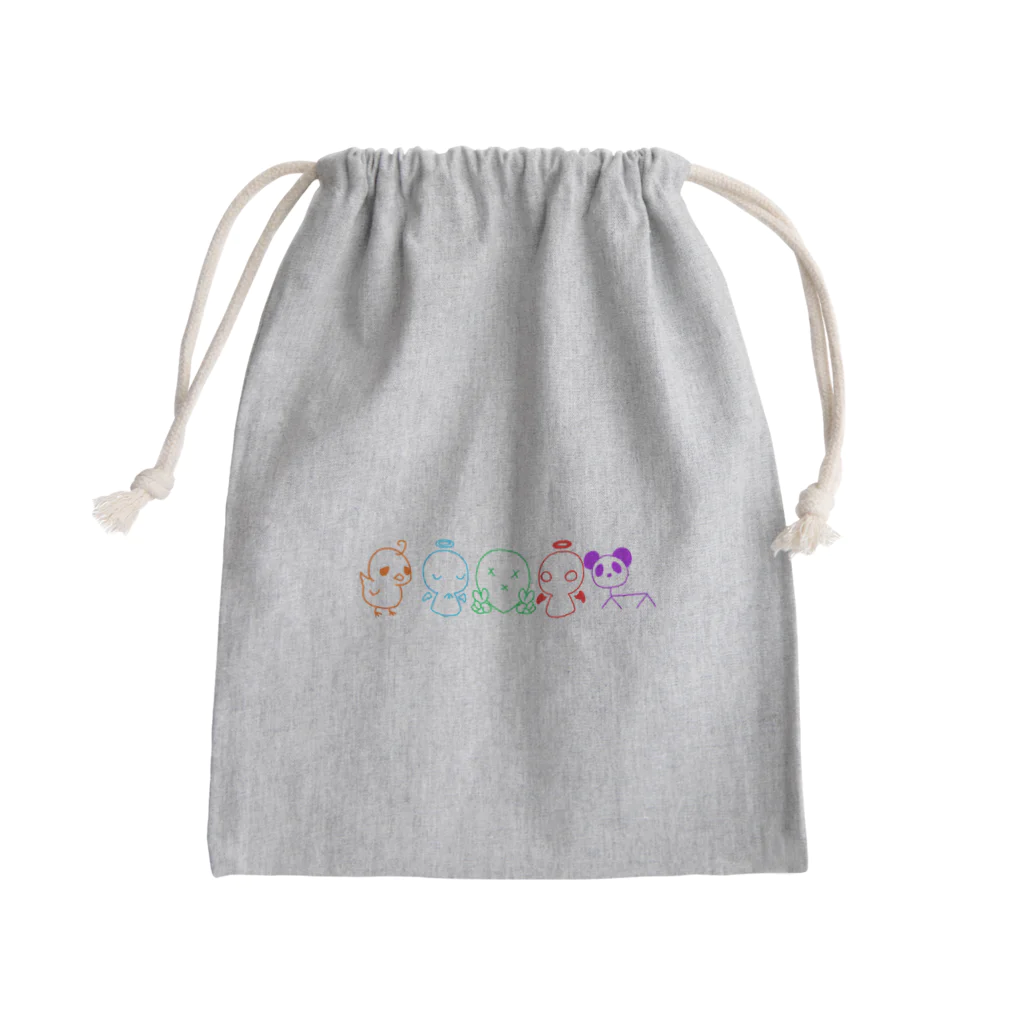 りべるたの概念カラー文字なし Mini Drawstring Bag