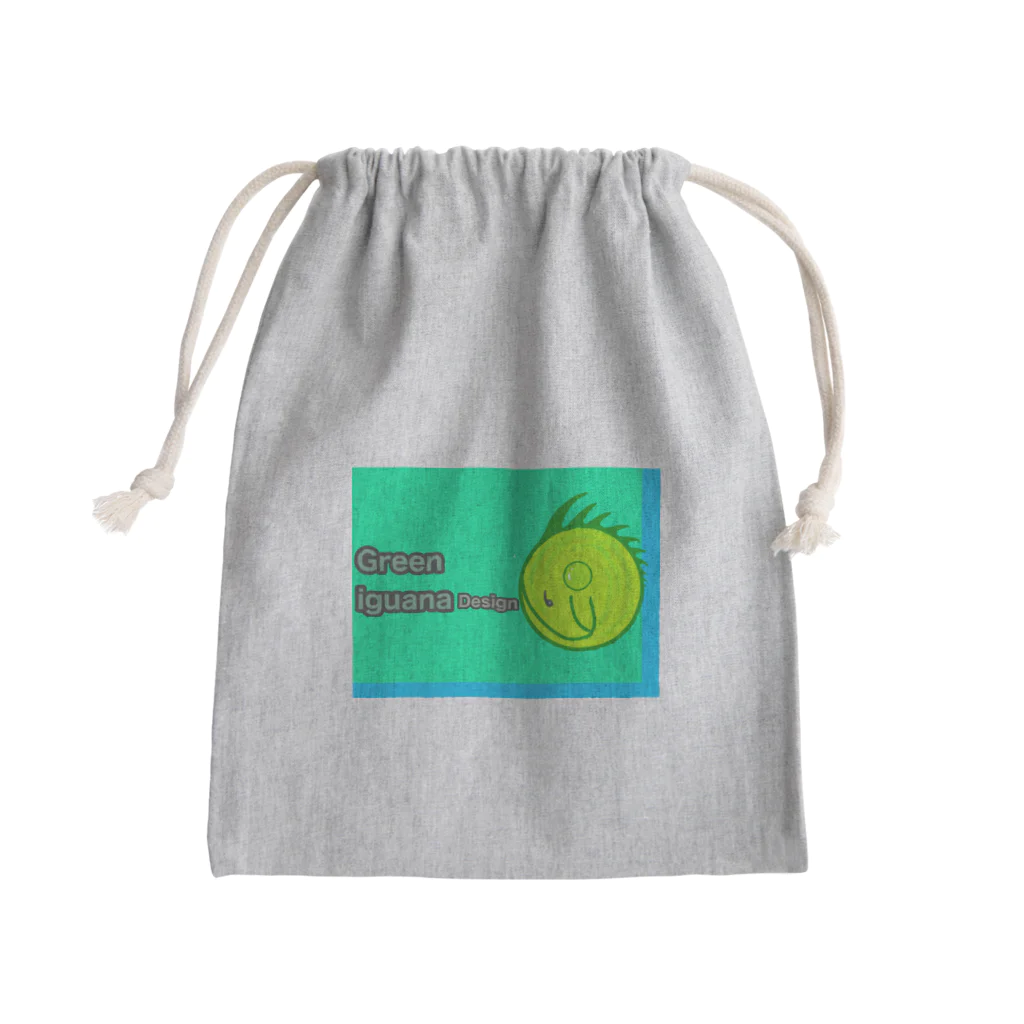 cocoro0206のイグアナデザイン Mini Drawstring Bag