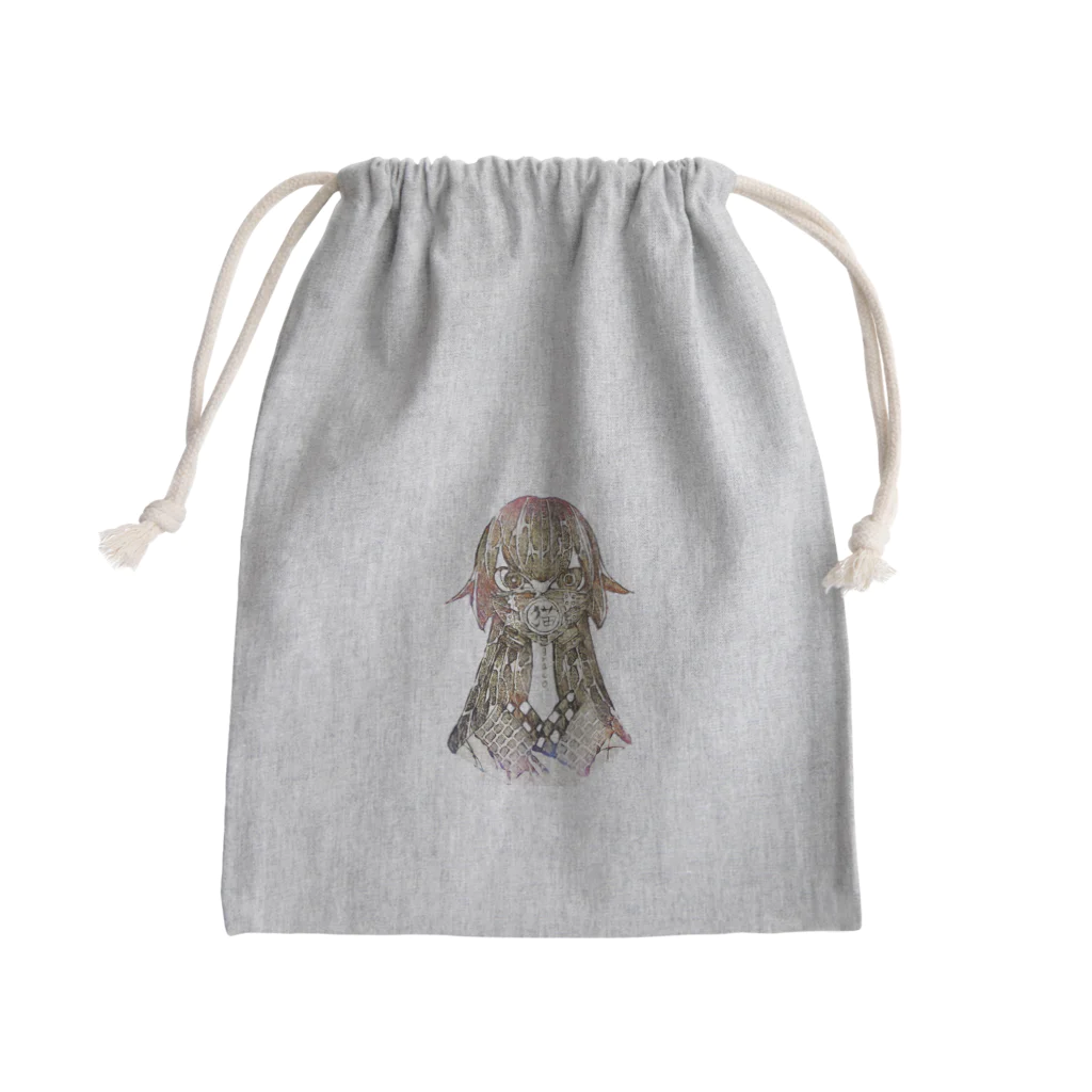 ぐらきちの猫子ちゃん Mini Drawstring Bag