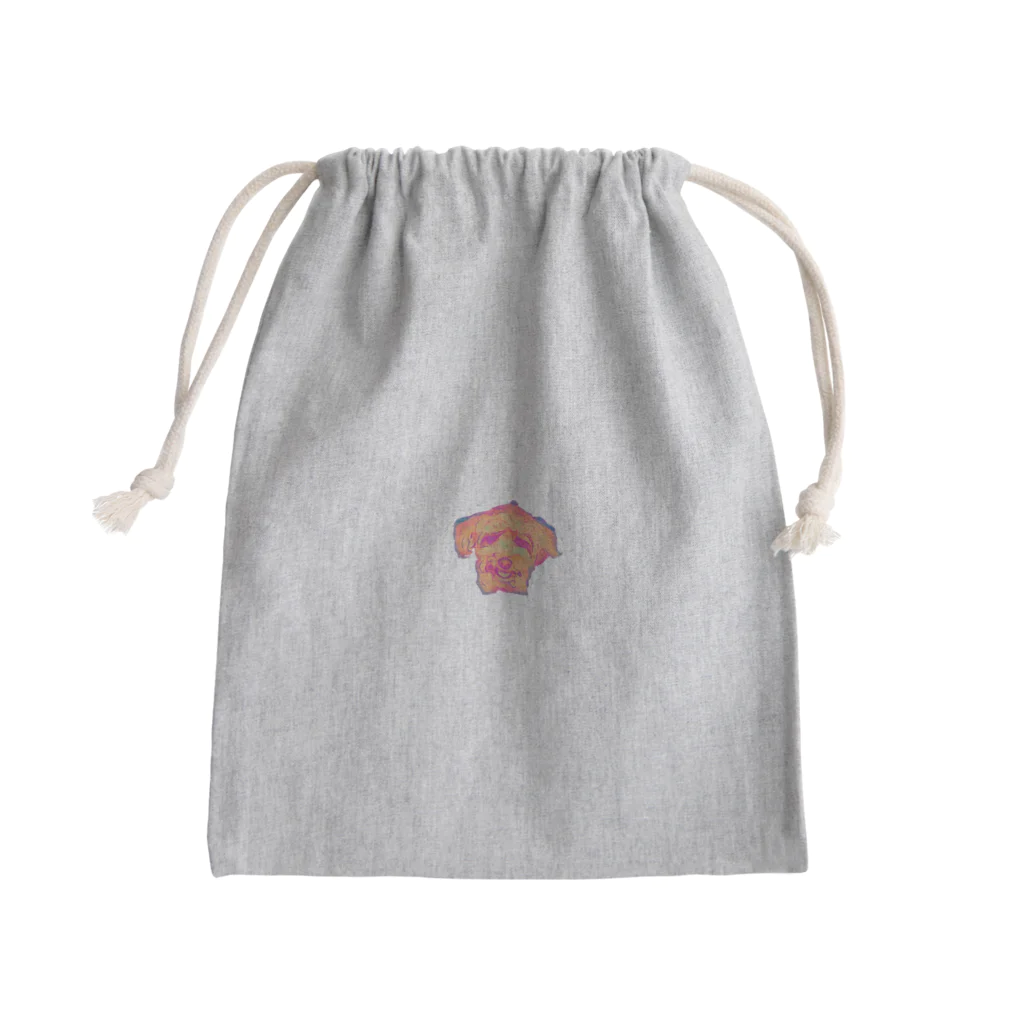 海老太郎のトイプードルスマイル Mini Drawstring Bag