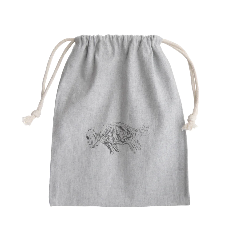 unko unkoの散歩スタンバイ犬 Mini Drawstring Bag