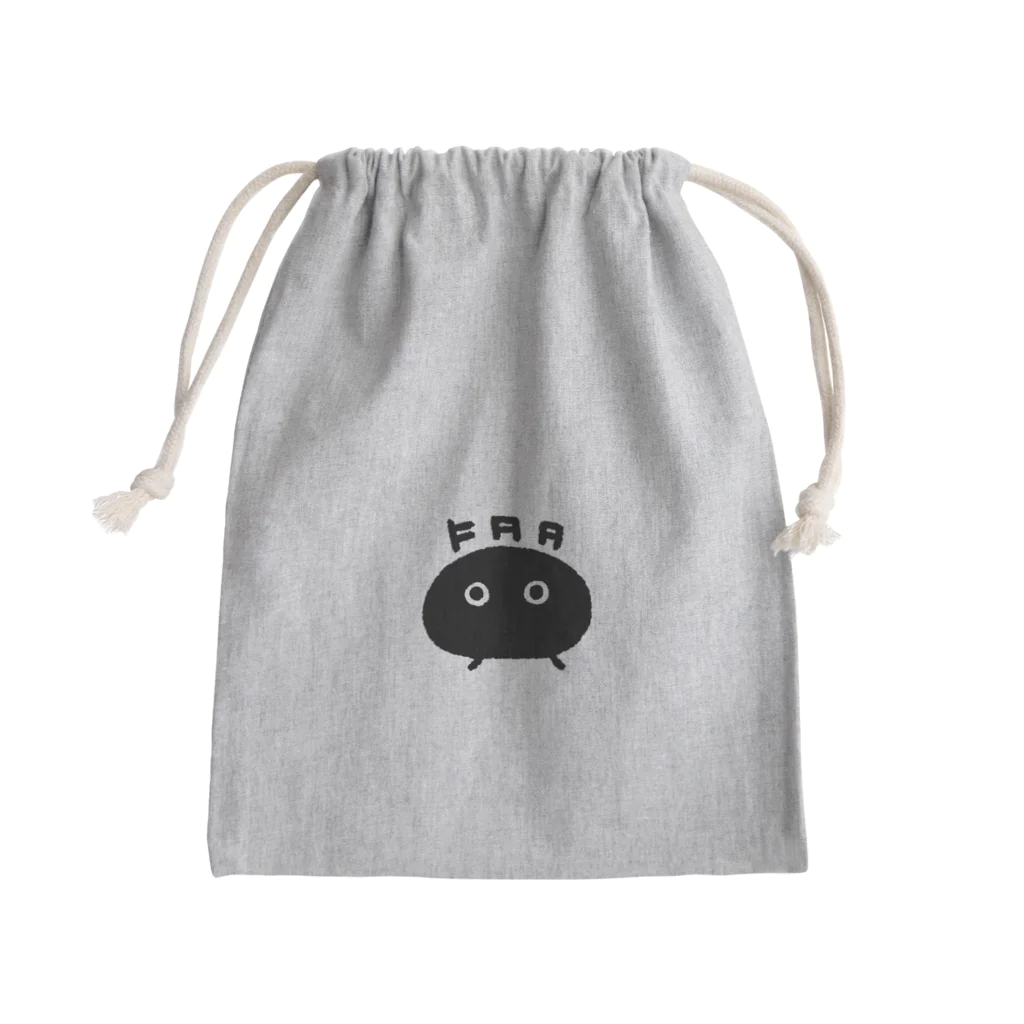 からす屋商店のからす Mini Drawstring Bag