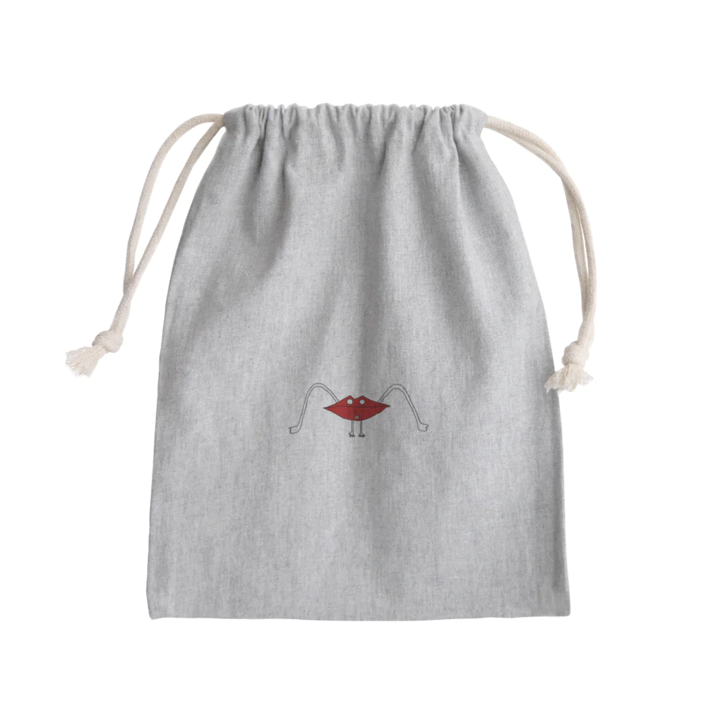 ヨクイズムの唇さん Mini Drawstring Bag