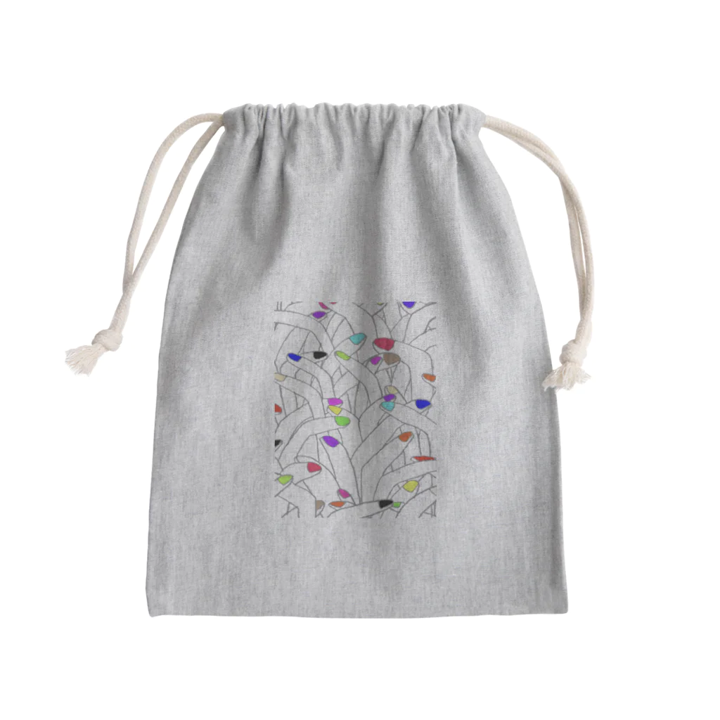 ヨクイズムの指(マニキュア) Mini Drawstring Bag