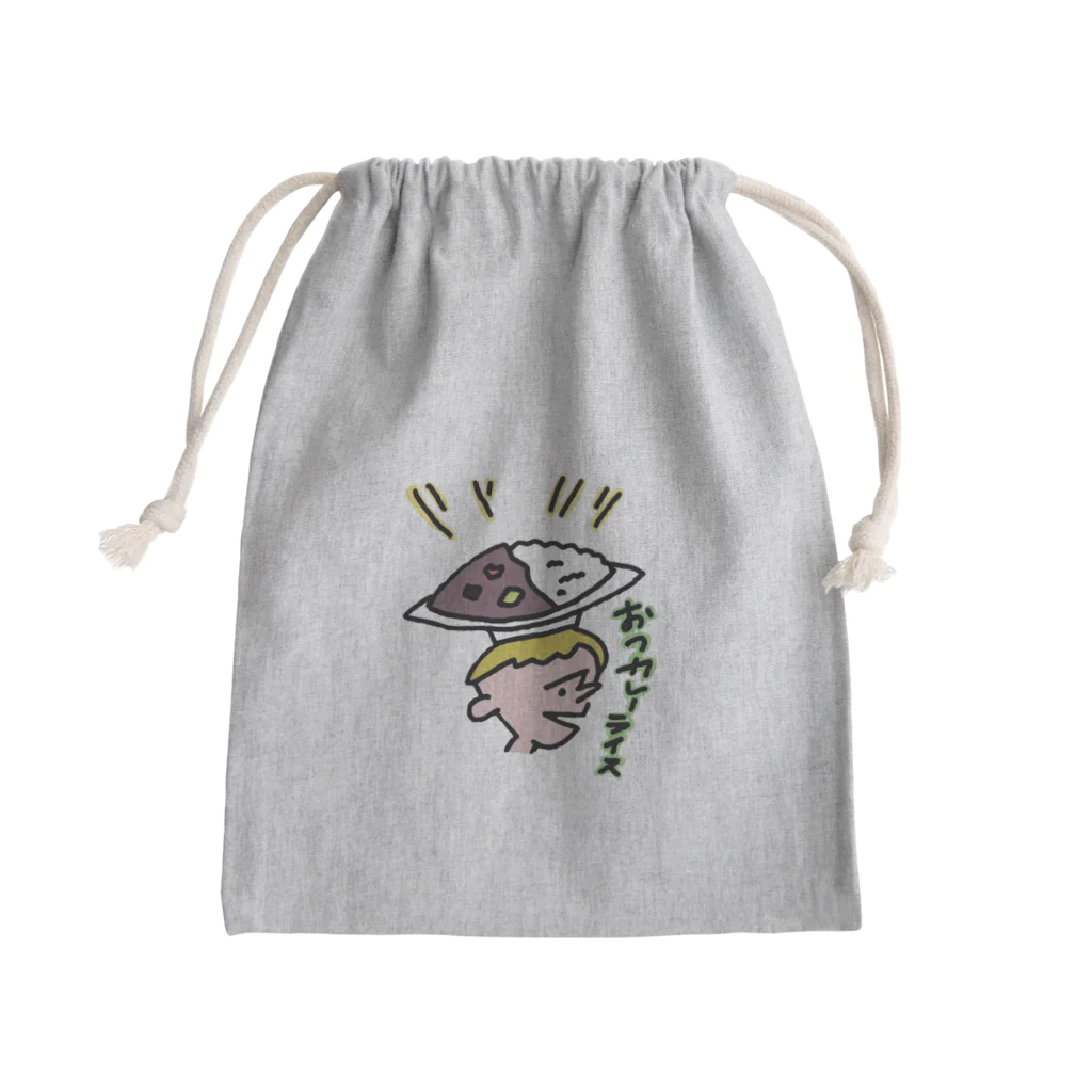 へなちょこショップのおつカレーライス Mini Drawstring Bag