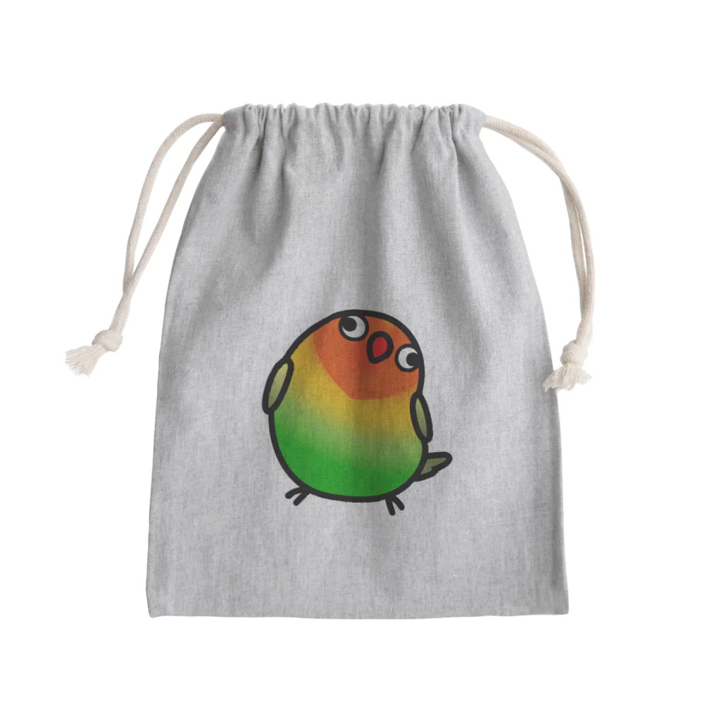 Cody the LovebirdのChubby Bird ルリゴシボタンインコ Mini Drawstring Bag