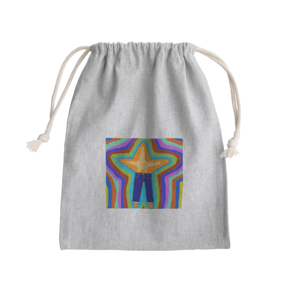 いすろんのぶわんぶわんぶわん Mini Drawstring Bag